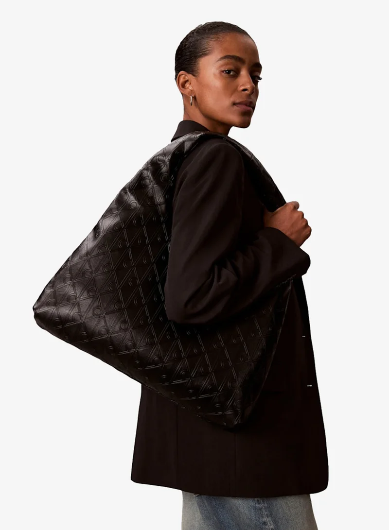 CALVIN KLEIN  Puffer Emblem Logo Shoulder Bag for Women | Best Price UAE